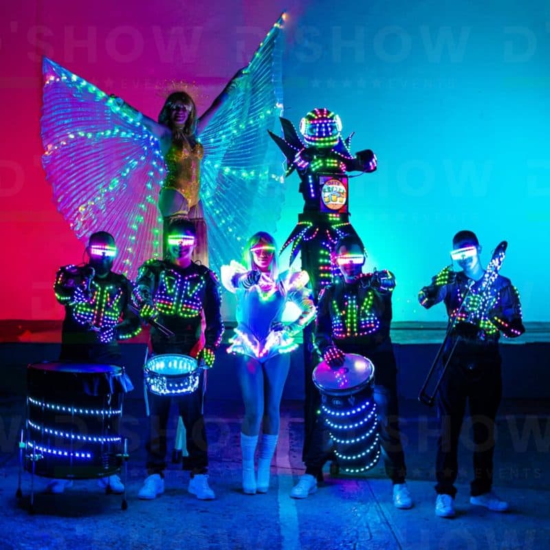 Hora Loca LED con personajes